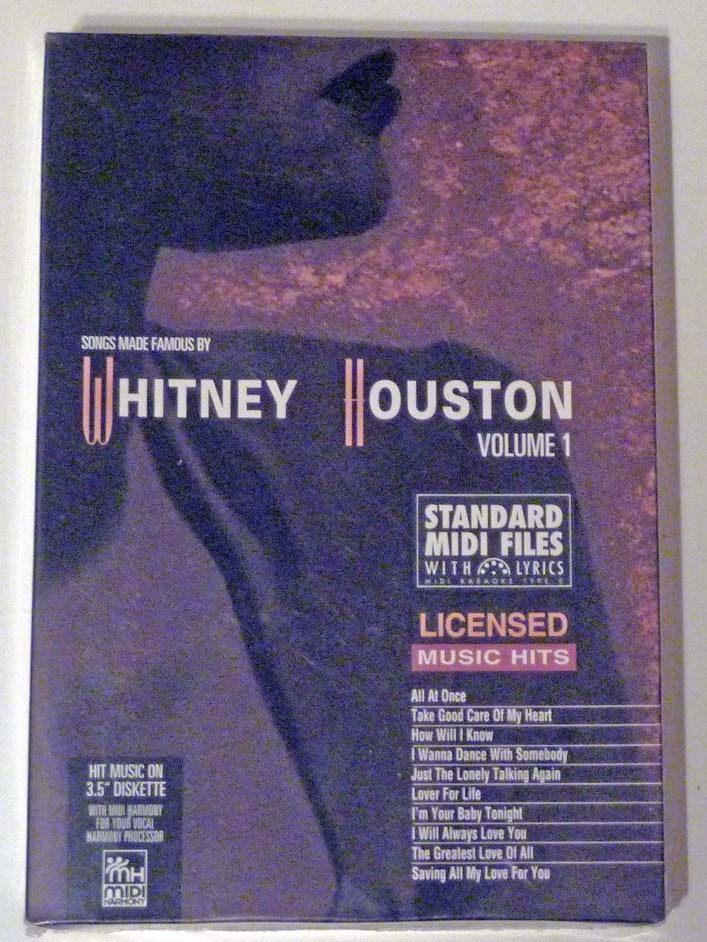 Tune 1000 Songs Made Famous By Whitney Houston 3.5 Floppy Disk